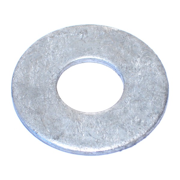 Midwest Fastener Flat Washer, For Screw Size 1" , Steel Galvanized Finish, 120 PK 09700